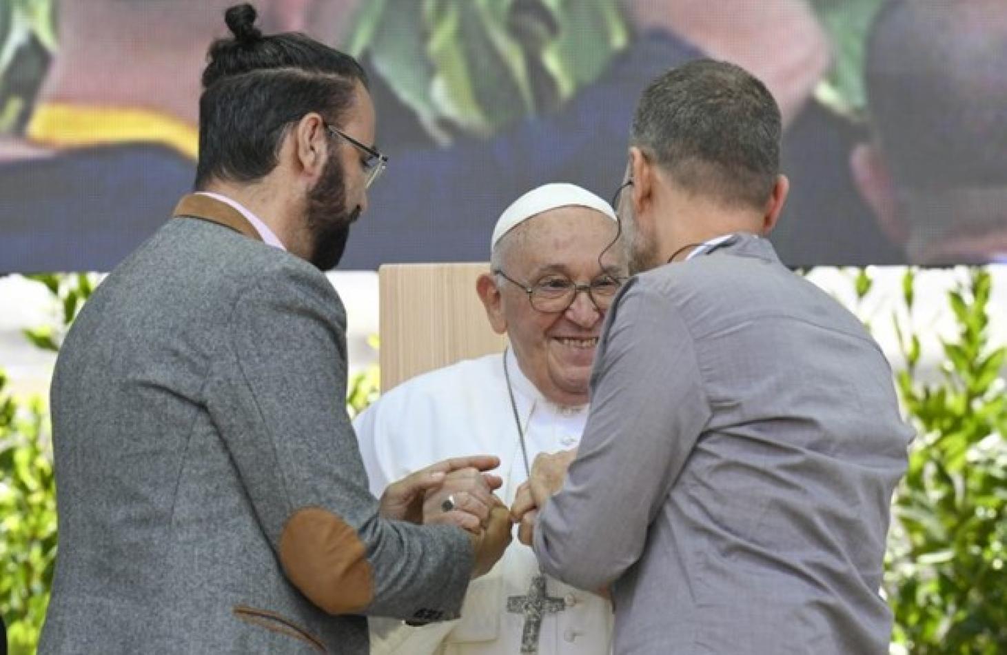 Papst Franziskus in Verona: „Eine schwere Sünde, den Frieden nicht zu heilen“.