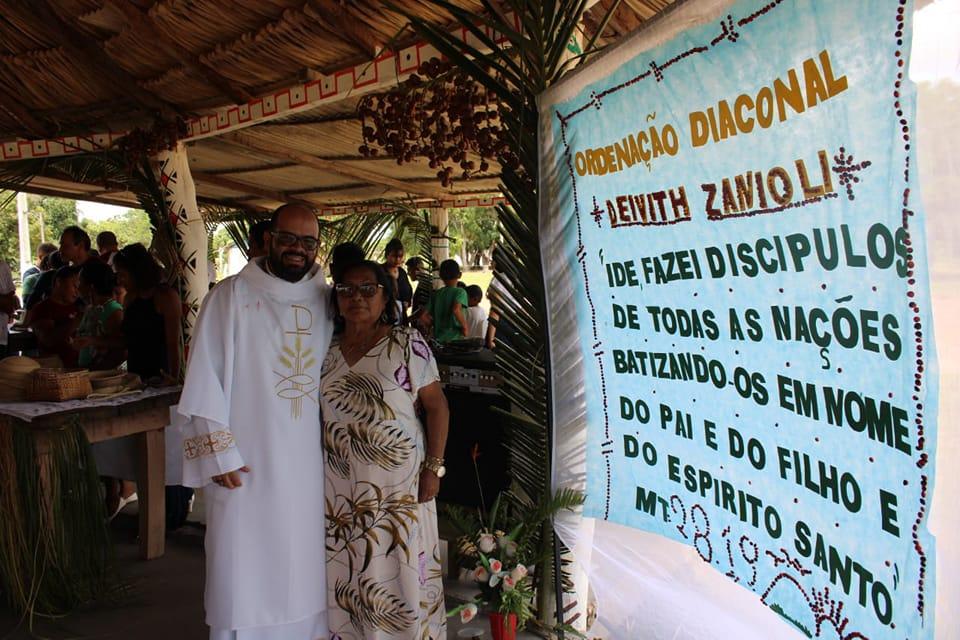 Voti perpetui e ordinazione diaconale dello sc. Deivith Zanioli Gonçalves in Brasile